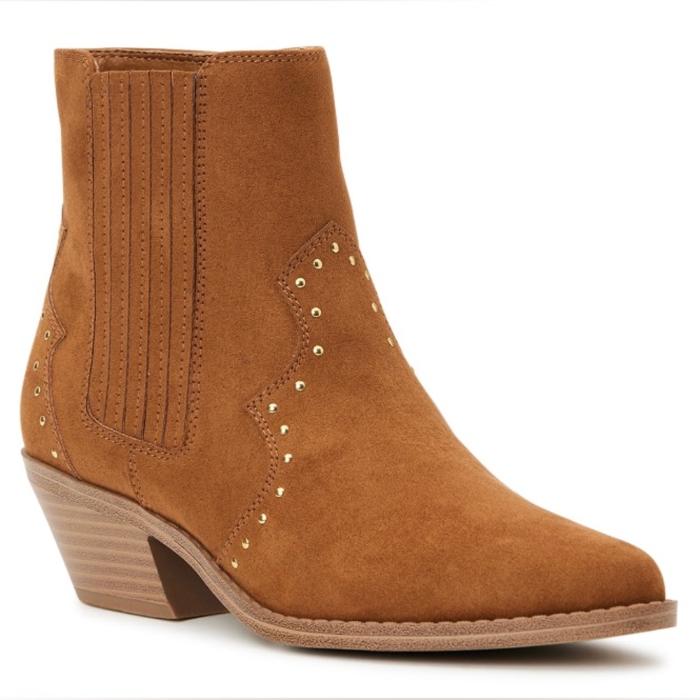 Tan Suede Ankle Boots